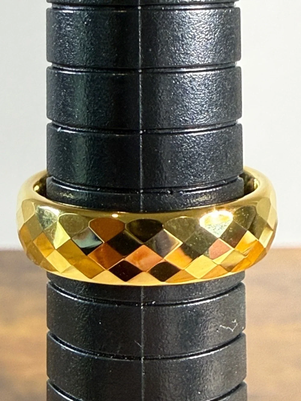 Tungsten shiny faceted
